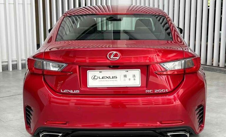 
								Lexus RC 2016 200t F SPORT Edition full									