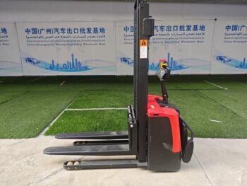 [New vehicle] Pallet stacking vehicle, electric type